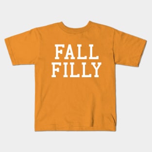 Fall Filly Kids T-Shirt